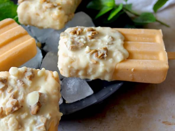 Esquimaux à l'abricot sans gluten, ni lait, ni oeuf