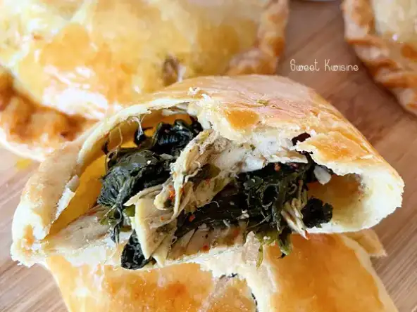 Les empanadas farcies au poulet et épinards