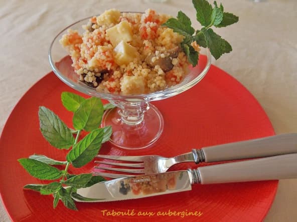 Taboulé original aux aubergines