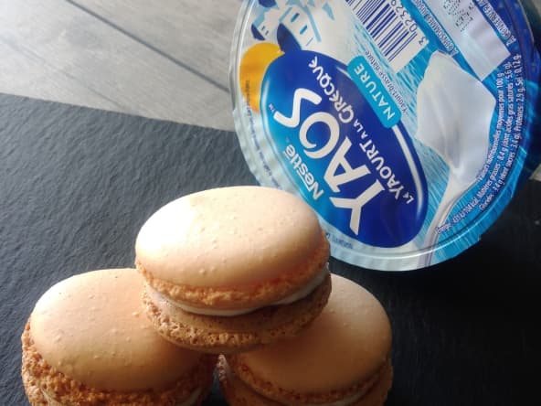 Macarons au yaourt à la grecque