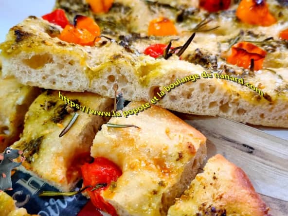 Focaccia du boulanger Fabrice Cottez