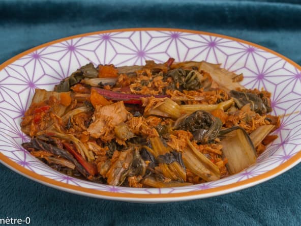 Blettes au thon à la catalane très facile