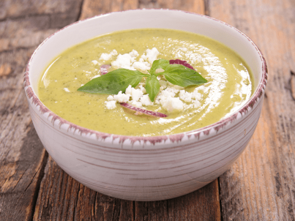 Gaspacho Courgette et Feta