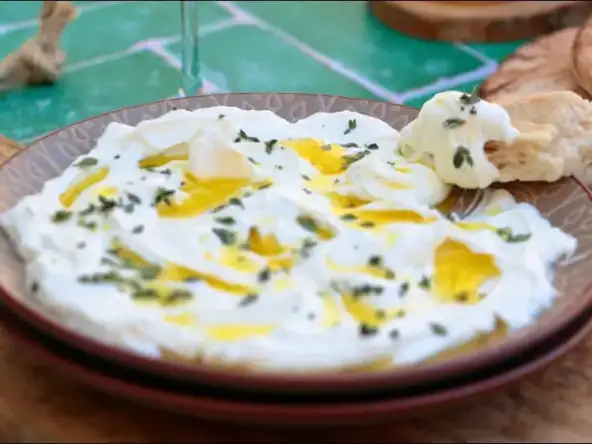 Labneh d'après la recette de Yotam Ottolenghi