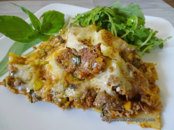 Lasagnes à la poêle de Jamie Oliver ou lasagnes d'été