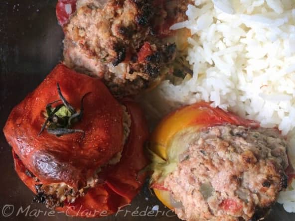 Tomates farcies à la chair à saucisse