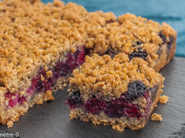 Sbriciolata aux mûres (comme une tarte crumble) : un dessert italien