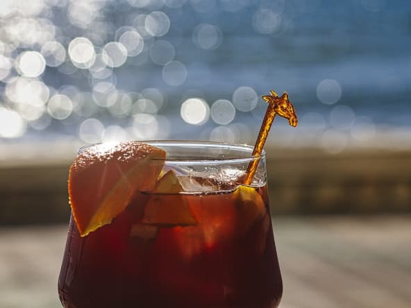 Sangria sans bulles au vin rouge et au Cointreau