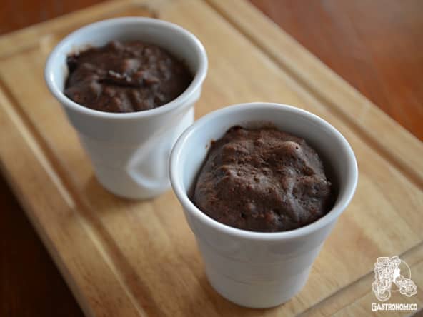 Mug Cake au chocolat noir