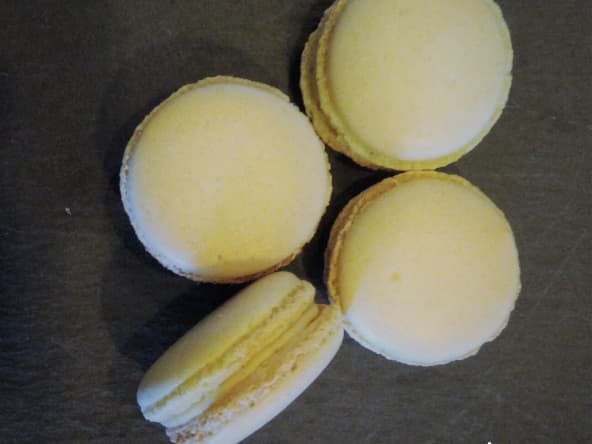 Macarons pistache sans colorant artificiel