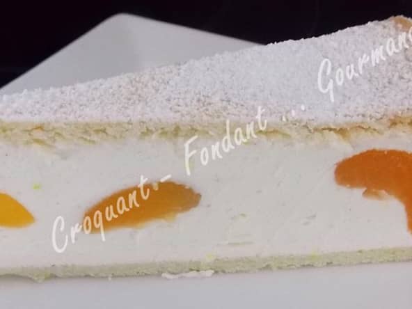 Cheesecake aux abricots au sirop