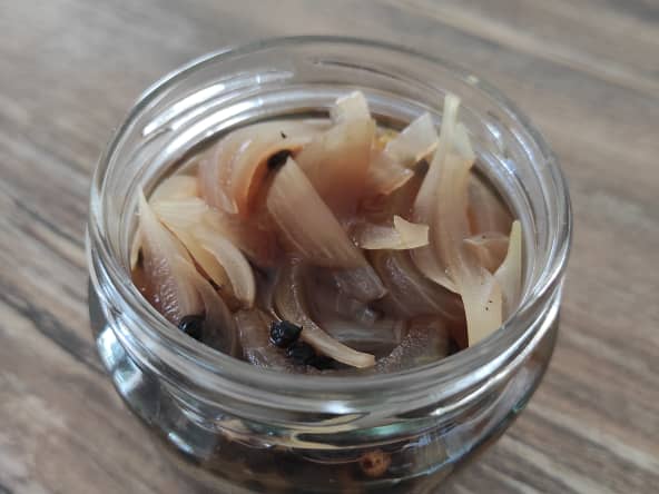Pickles d'oignon maison