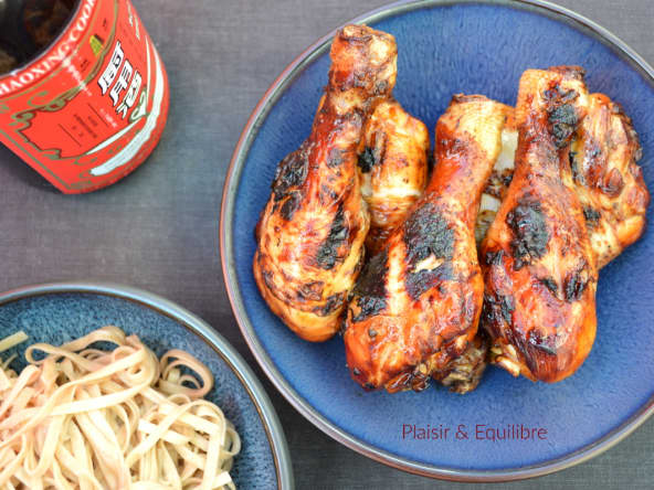 Pilons de poulet à la chinoise, au barbecue