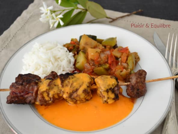 Brochettes de bœuf fondantes à la hongroise