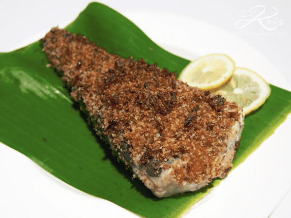 Poisson cuit au four à la noix de coco et au tamarin