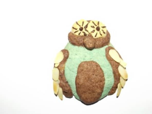 Biscuits sablés en forme de Chouette