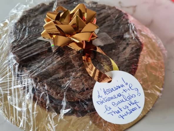 Gâteau Assassin chocolat et caramel