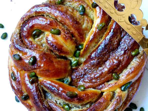 Babka des rois à la pistache pour l'épiphanie