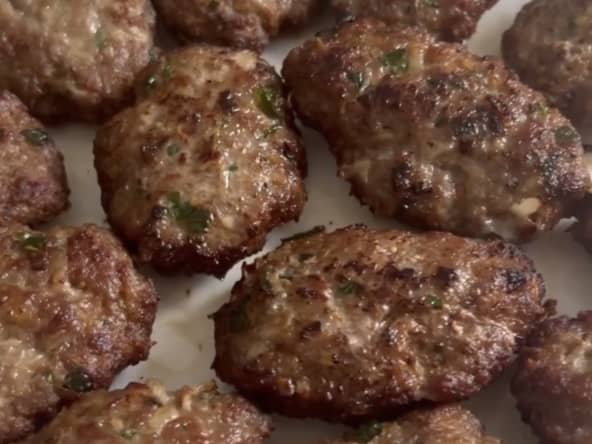 Boulettes de Kefta de la cuisine marocaine