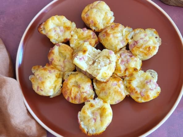 Mini cakes jambon mozzarella