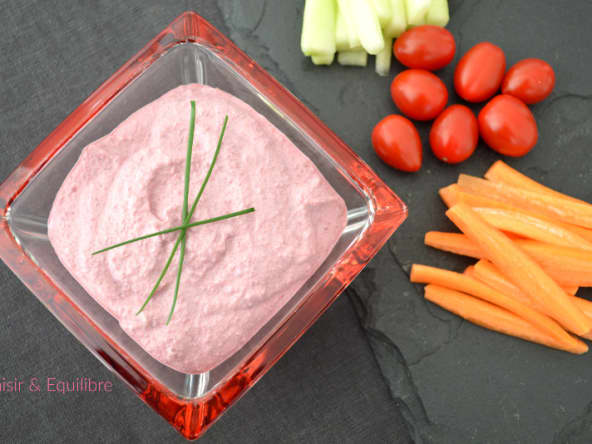 Tartinade betterave et fromage ricotta