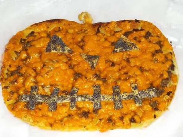 Tart’burger en forme de citrouille pour Halloween