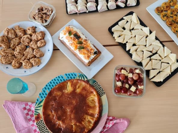 Cake salé apéritif au chorizo et aux noix