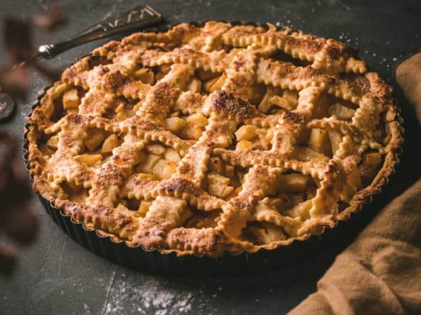 Tarte aux pommes quadrillée : un dessert simple et délicieux