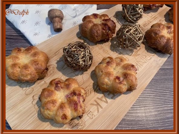 Bouchées apéritives au bacon et fromage