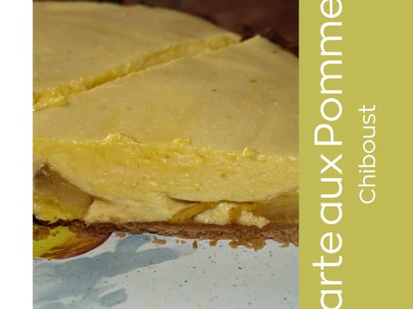 Tarte aux pommes crème Chiboust