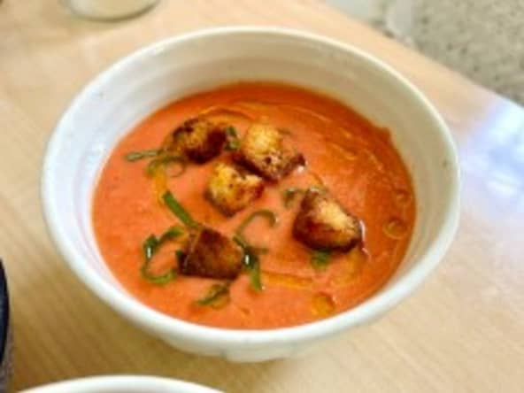 Mon gaspacho tout simple