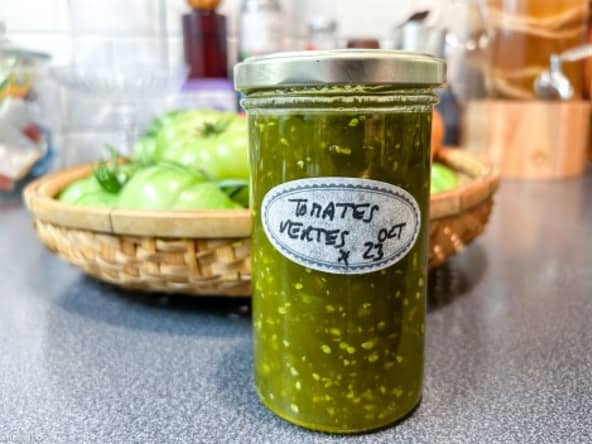 Confiture de tomates vertes maison