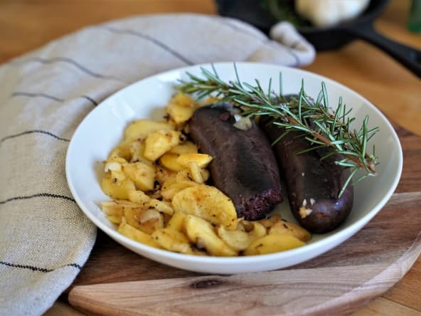 Boudin noir au four : un classique français