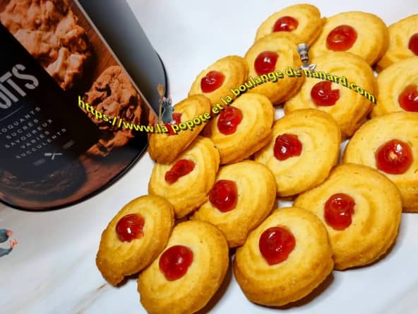 Biscuits sablés à la cerise