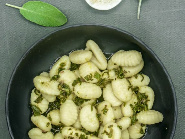 Gnocchi au beurre de sauge et parmesan