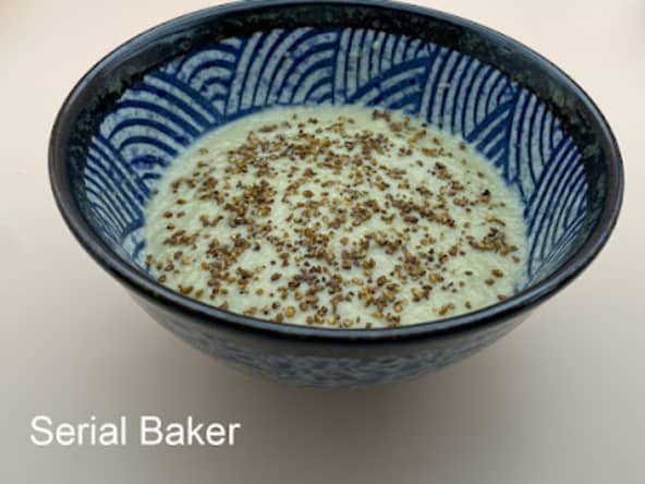 Velouté de champignons pleurotes au safran