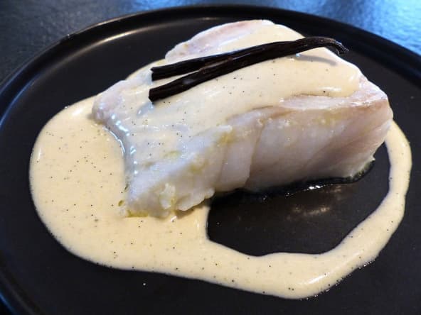Dos de cabillaud sauce à la vanille pour un repas de fête en toute simplicité