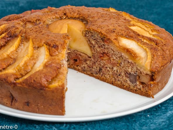 On aime ce gâteau tout simple aux pommes et aux marrons à l’orange