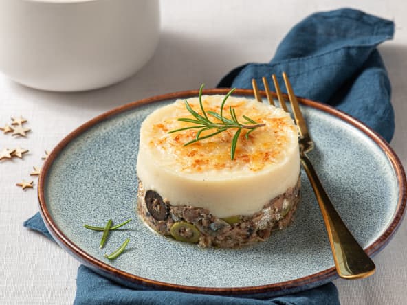 Parmentier de sardines et chou-fleur par La Perle des Dieux
