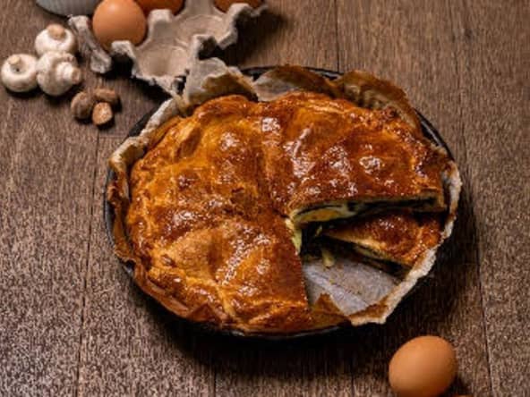 Tourte de Pâques, épinards et muscade