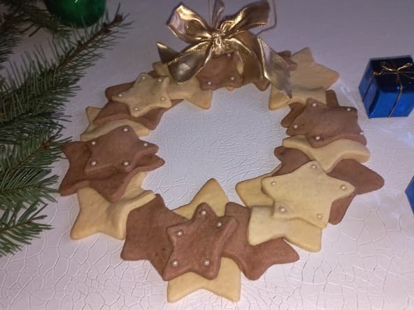 Une couronne de noël à grignoter !