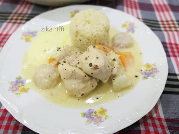 La blanquette de volaille, un plat plus économique et toujours savoureux