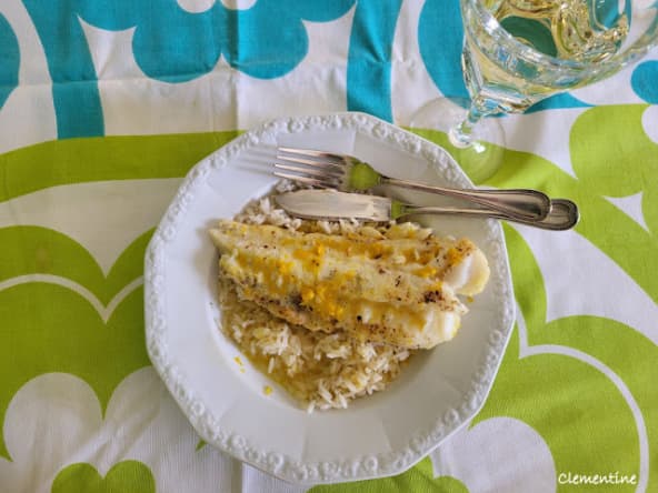 Dos de cabillaud à la gousse de vanille