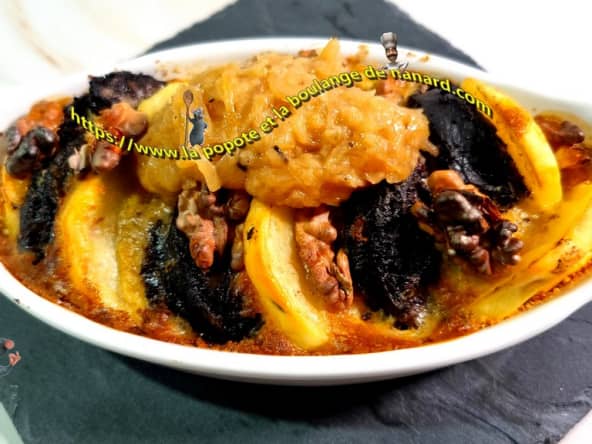 Clafoutis salé au boudin noir et pomme de terre