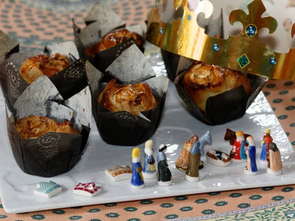 Galette des rois originale, en cupcakes, clémenvilla et cannelle