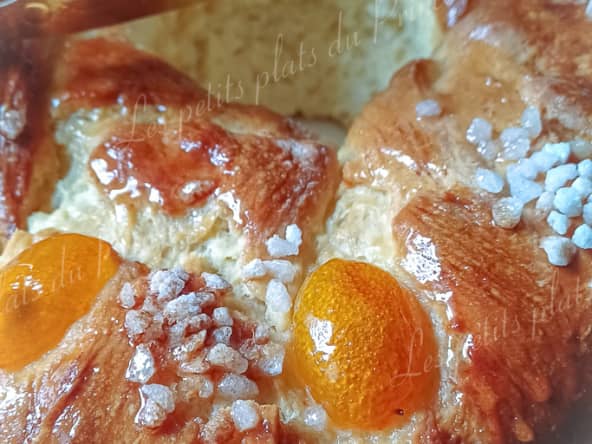 Brioche aux kumquats confits pour fêter l'épiphanie