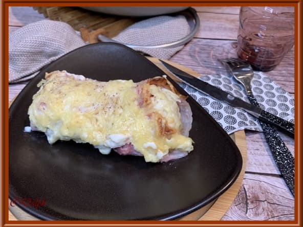 Chou-fleur façon endives gratinées au jambon blanc