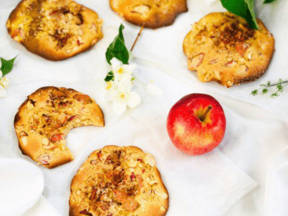 Cookies pomme et cannelle, sans gluten et sans lactose