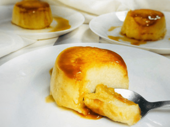 Flan de semoule de riz sans gluten végétalien