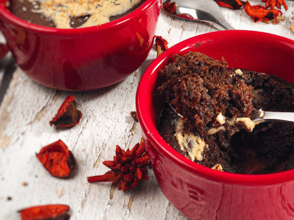 Mug cake Choco noisette vegan, sans gluten